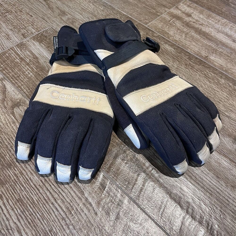 Carhartt Storm Defender Gloves XL Secure Cuff Waterproof Breathable Work Wear